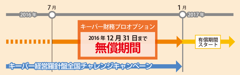 画像：プロオプション無償期間