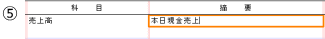 D摘要欄上段を追加入力します。